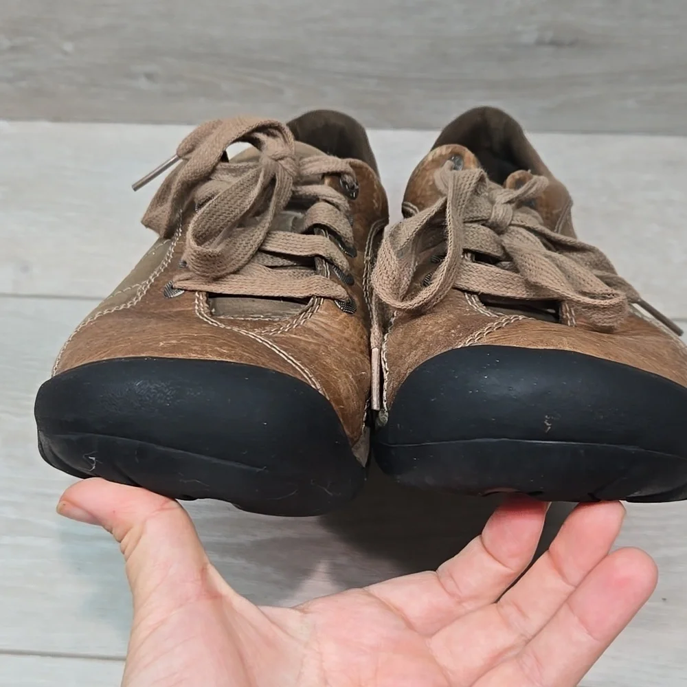 Keen Women Presidio Brown Leather Shoes Sneakers Boots Sz 9